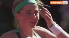 Fransa Açık Tenis Turnuvası'nı 20 Yaşındaki Ostapenko Kazandı