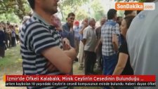 İzmir'de Öfkeli Kalabalık, Minik Ceylin'in Cesedinin Bulunduğu Eve Taşlarla Saldırdı