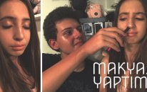 Kız Arkadaşıma Makyaj Yaptım! (Yaz Makyajı)