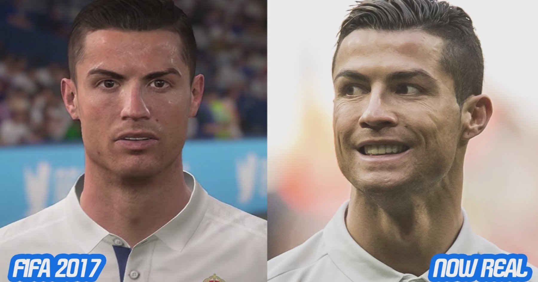 Cristiano Ronaldo'nun FIFA 2000'den FIFA 17'ye Değişimi 