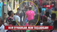 Adana'da Conoların Göbek Atmalı Taş Atmalı Kavgaları