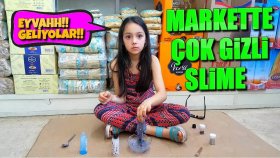 Marketin Ortasında Çok Gizli Slime Yaptık Bayramda Anormal Bir Gün !!