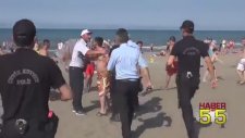 Plajda Kadınları Taciz Eden Suriyeli