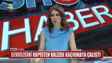 Sevgilisini Valizin İçinde Kaçırmaya Çalışan Kadın