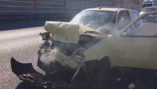 Volvo'ya Arkadan Çarpan Fiat Seicento