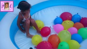 Havuz İçinde Havuzdan Sal Yaptık Havuz İçinde Balonlarla Oynadık Rengarenk .çok Eğlendik ::)))