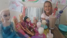 Dondurma Kokteyl, Maşa Barbie Elsa Elife Ziyarete Geliyorlar