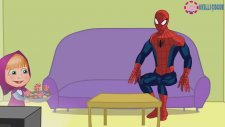 Maşa ile Koca Ayı Türkçe | Maşa ve Koca Ayı ve Spiderman Dondurma Yiyorlar