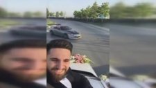 Gelin Arabasının Önünü Kesip Drift Yapan Maganda
