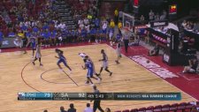 Furkan Korkmaz'dan Spurs'e karşı 10 sayı, 4 ribaund, 3 asist & 3 top çalma