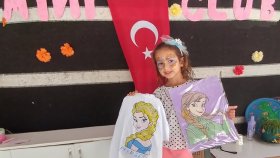 Dinopark T-Shirt Boyama Yüz Boyama Kum Boyama Yaptık, Eğlenceli Çocuk Videosu