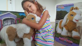 Elife Yeni Pony, Furreal Friends My Magical Show Pony Pet, Toys Unboxing