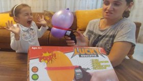 Rus Ruleti Challange Tabanca Balon, Eğlenceli Çocuk Videosu, Toys Unboxing