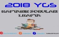 Haftanın Soruları - 2018 YGS 1.Hafta