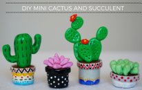 DIY Mini Kaktüsler