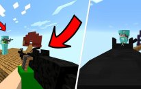 Minecraft'ta Ağır Silah ile Obsidyen Savaşları !