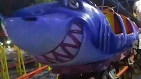 Antalya Aktur Lunaparkta Tehlikeli Bol Atraksiyonlu Eğlence. Elif Tek Başına Biniyor