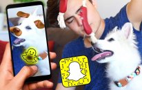 Köpeğim İle Komik Snapchat Yüz İfadeleri!