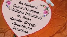 Cuma Akşamınız Mübarek Olsun
