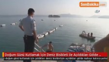 Doğum Günü Kutlamak İçin Deniz Bisikleti ile Açıldıkları Gölde Mahsur Kaldılar