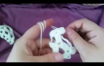Fıstıklı Üçgen Şal Yapılışı Videolu Anlatım