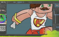 SpeedArt - Buğraak Minecraft Evi Wallapper (Krita) | HG Animation