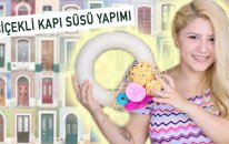Çiçekli Kapı Süsü Yapımı