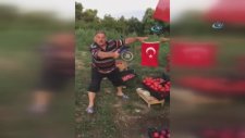 Çiftçilerin Yüksek Jestli Bayrak Şiiri