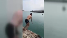 Trabzonsporlu oyuncuların deniz keyfi