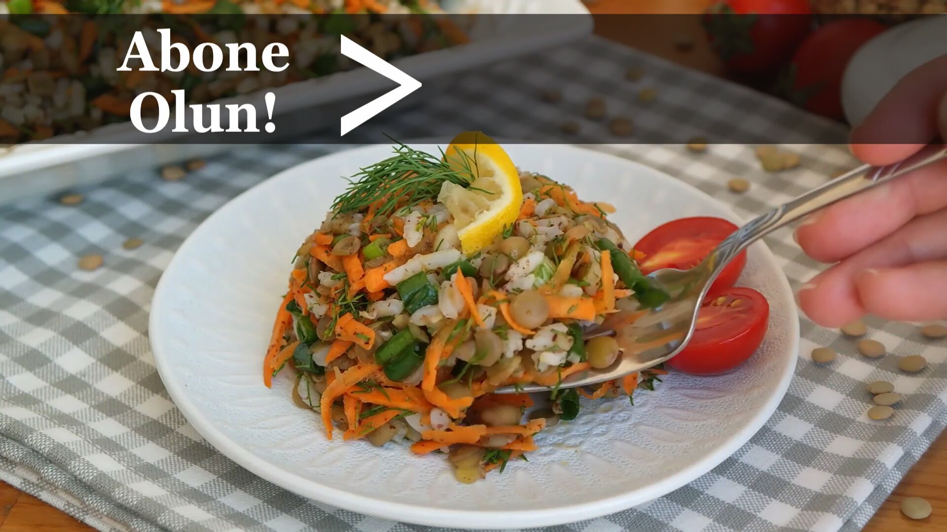 Yeşil Mercimek Salatası Nasıl Yapılır Videosu Yeşil Mercimek Salatası Nasıl Yapılır Videosu
