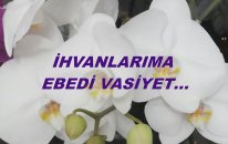İhvanlarıma Ebedi Vasiyet...