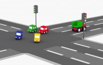 Dört Araba ile Oyun Parkında Top Toplayalım - (4 Cars - Car Wash )