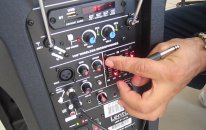 Aktif Kolon Taşınabilir Seyyar Mikser Kolon Nasıl Kullanılır Bateri Mikrofon Bağlamak Müzik Bölümü