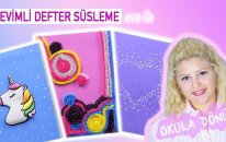 Sevimli Defter Süsleme | Okula Dönüş | Back To School 2017