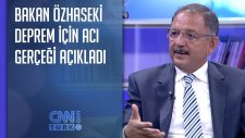Bakan Özhaseki Deprem İçin Acı Gerçeği Açıkladı