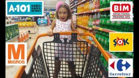 Kola Challenge İçin Alışveriş Yaptık, Migros, Şok , A101, Bim, Carrefour